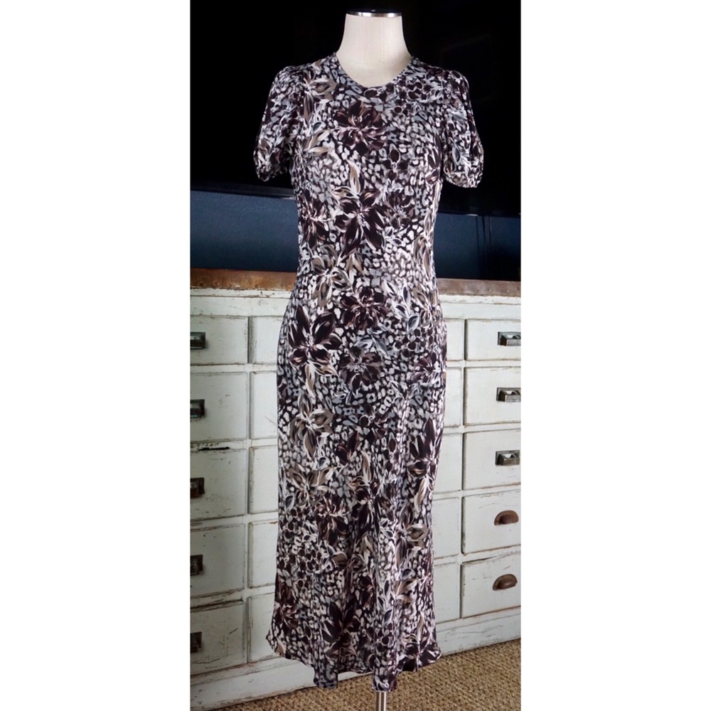 Anthropologie Dolan Moira Floral Midi Dress XS